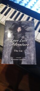 Working on the audiobook for Love Lost Adventure: The Lie by Roseann Gargiulo at Miami Beach Recording Studio