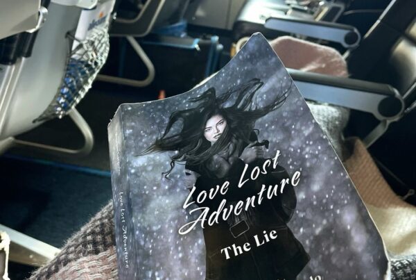 Another incredible fan enjoying Love Lost Adventure: The Lie on a Plane to Canada!!! VRRROOOOMMMMM....